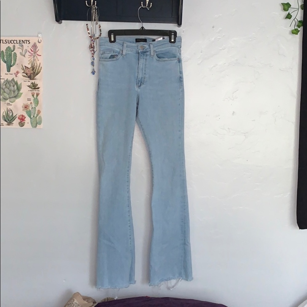 High rise flare jeans